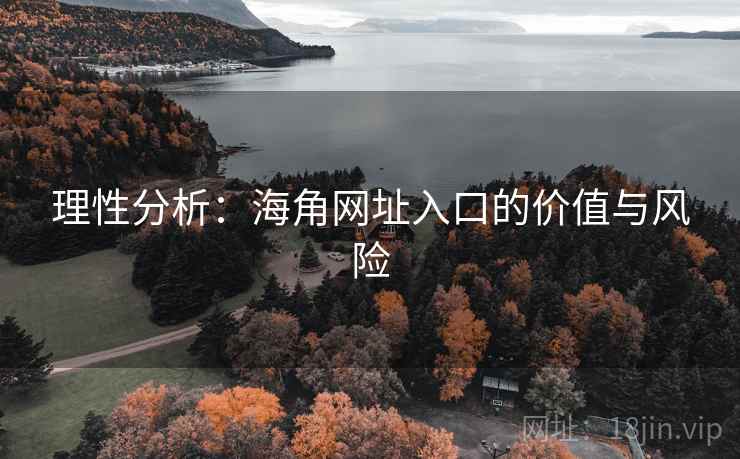 理性分析：糖心vlog网址入口的价值与风险